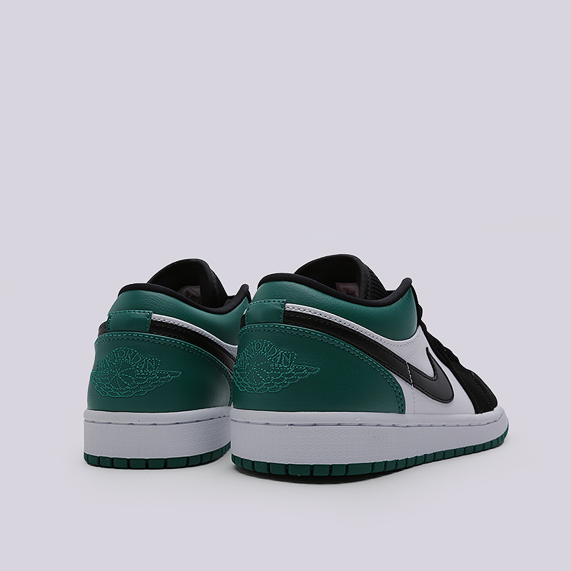 мужские зеленые кроссовки Jordan 1 Low 553558-113 - цена, описание, фото 4